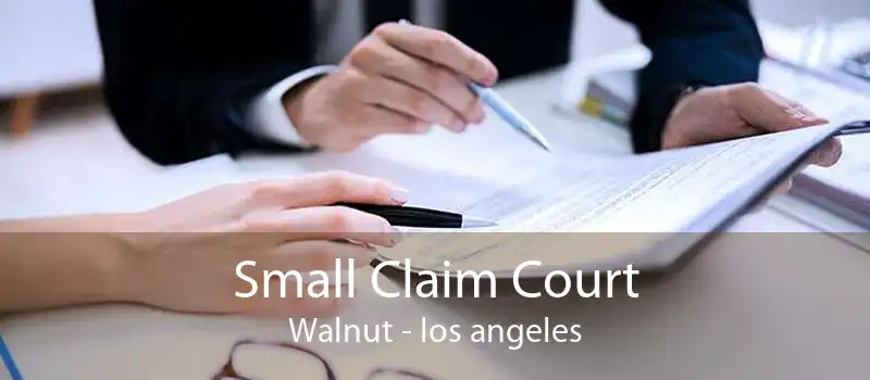 Small Claim Court Walnut - los angeles