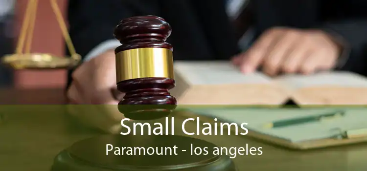 Small Claims Paramount - los angeles