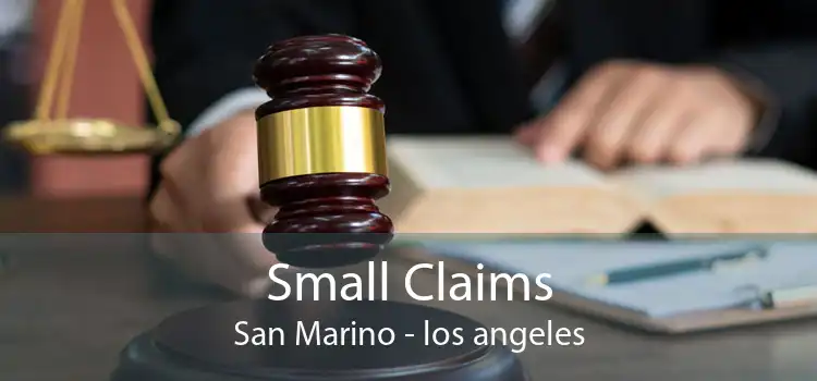 Small Claims San Marino - los angeles